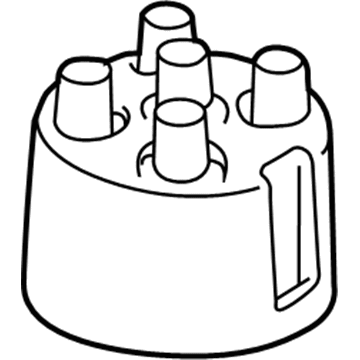 Volkswagen Jetta Distributor Cap - 051-905-207