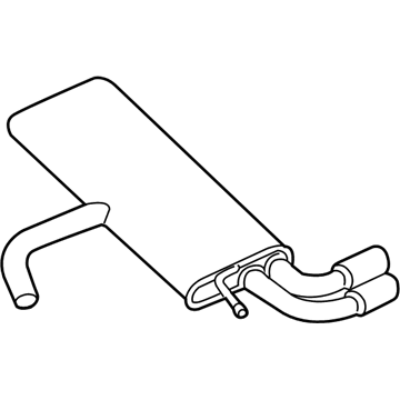 Volkswagen Golf Muffler - 5GM-253-609-D