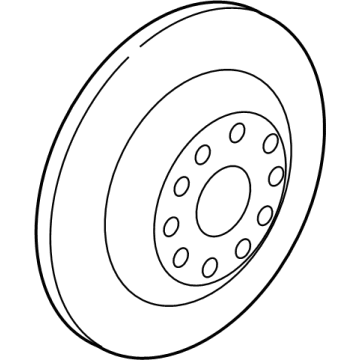 Volkswagen Atlas Brake Disc - 3QF-615-601-A