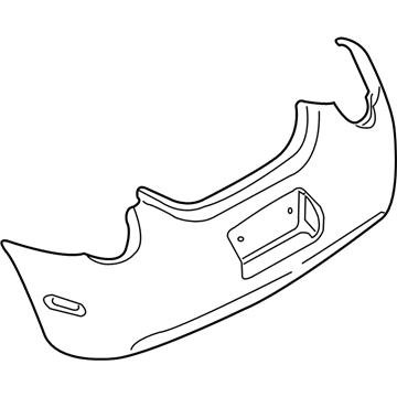 Volkswagen Bumper - 1C0-807-421-J-GRU