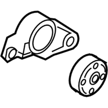 Volkswagen Phaeton Differential Mount - 3D0-599-125-B