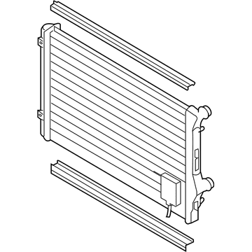 Volkswagen Rabbit Radiator - 1K0-198-251-CS