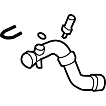 Volkswagen Phaeton Coolant Pipe - 3D0-122-051-AC
