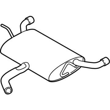 Volkswagen GTI Muffler - 5H6-253-609-AE