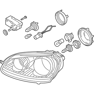 Volkswagen Jetta Headlight - 1K6-941-005-S