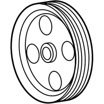 Volkswagen Routan Power Steering Pump Pulley - 7B0-145-255