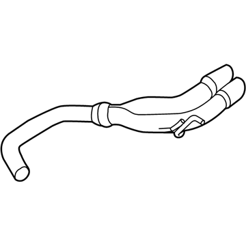 Volkswagen Beetle Tail Pipe - 5C3-253-609-M