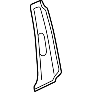 Volkswagen Cabrio Pillar Panels - 1E0-867-244-A-B41