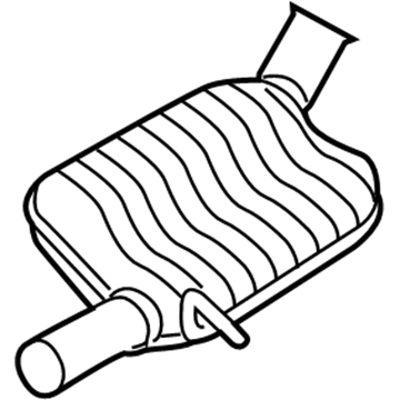 Volkswagen 5Q0-253-409-C Muffler