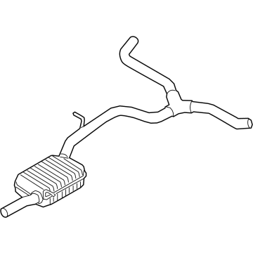 Volkswagen Arteon Muffler - 3Q0-253-409-AC