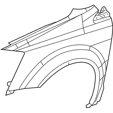 Volkswagen Fender - 7B0-821-105-A