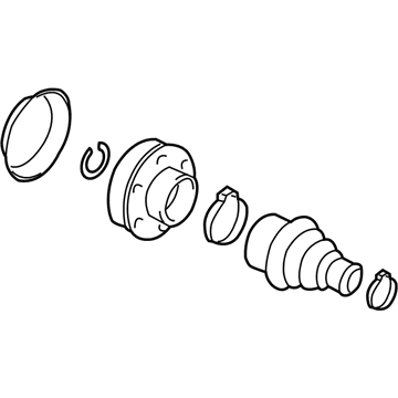 Volkswagen Passat CV Joint - 1K0-498-103-AX
