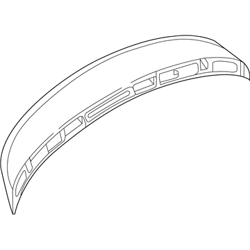 Volkswagen Beetle Spoiler - 5C3-827-934-E-GRU