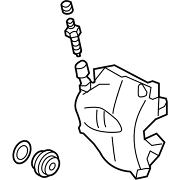 Volkswagen Passat Brake Caliper - 561-615-124-B