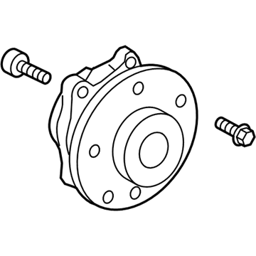 Volkswagen Jetta Wheel Bearing - 5K0-498-621