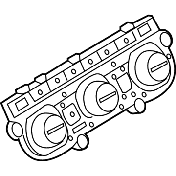 Volkswagen GTI A/C Switch - 5GM-907-426-G-WZU
