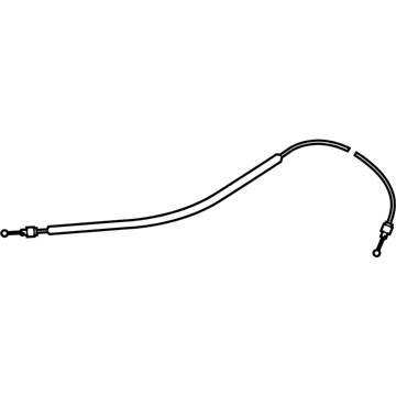 Volkswagen GTI Hood Release Cable - 5G0-823-535-B