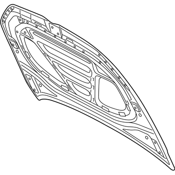 Volkswagen Hood - 5G0-823-031-J