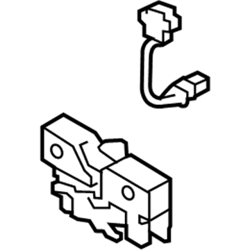 Volkswagen Golf R Hood Latch - 5G1-823-509-D