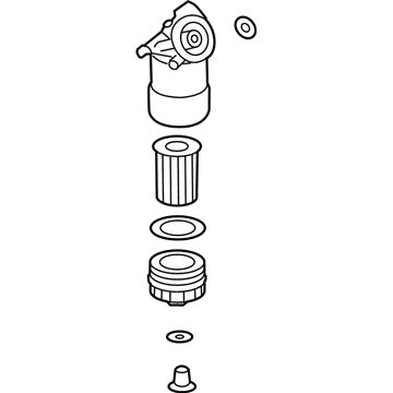 Volkswagen Oil Filter - 03H-115-403-T