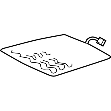Volkswagen Golf Alltrack Seat Heater Pad - 5GM-963-555-K