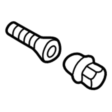 Volkswagen Wheel Hub Bolt - WHT-002-480-057