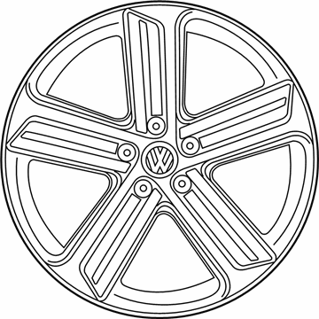 Volkswagen e-Golf Alloy Wheels - 5G0-601-025-AH-FZZ