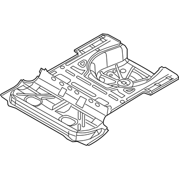 Volkswagen Eos Floor Pan - 1Q0-813-115-A