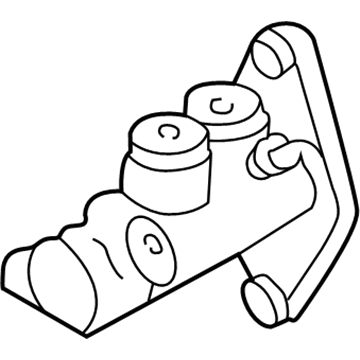 Volkswagen Jetta Brake Master Cylinder - 357-611-019-B