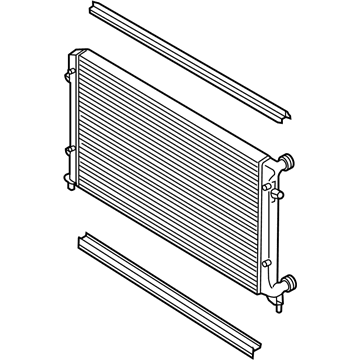 Volkswagen Beetle Radiator - 5C0-121-251-E