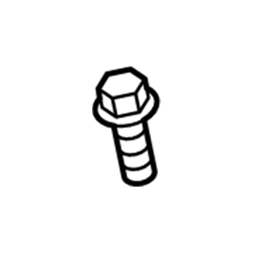 Volkswagen N-106-296-02 Mount Plate Bolt