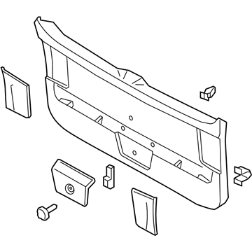 Volkswagen 5G9-867-605-B-82V Lower Trim
