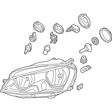 Volkswagen Golf R Headlight - 5GM-941-006-C