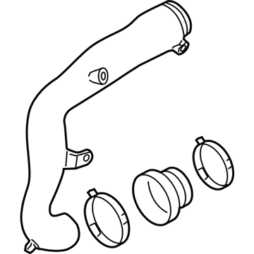 2005 Volkswagen Jetta Air Intake Hose - 3C0-129-654-M