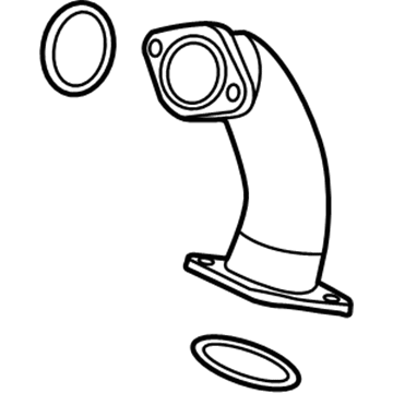 Volkswagen EGR Tube - 04L-131-521-G