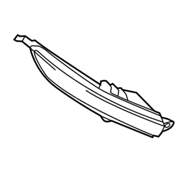 Volkswagen Touareg Bumper Reflector - 7P6-945-702-C