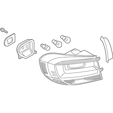 Volkswagen Tiguan Back Up Light - 5N0-945-095-R