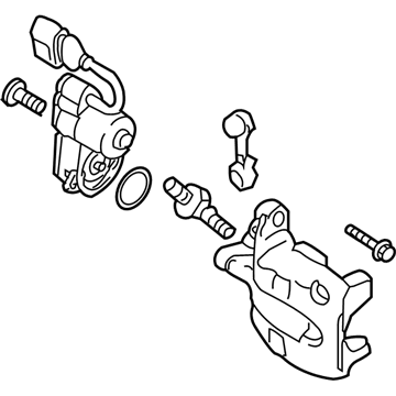 Volkswagen Tiguan Brake Caliper - 5N0-615-404