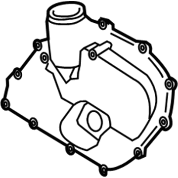 2007 Volkswagen Jetta Timing Cover - 07K-109-283-D