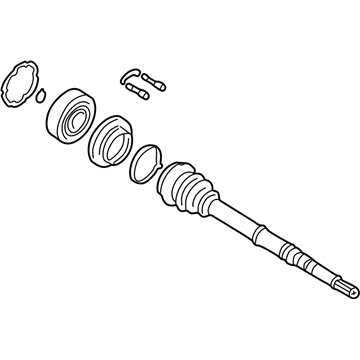 Volkswagen Passat CV Joint - 4D0-598-103