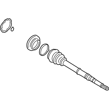 Volkswagen CV Joint Boot - 8D0-498-201