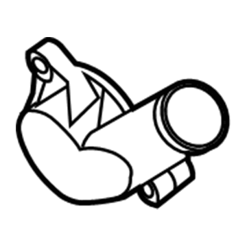 Volkswagen Thermostat Housing - 022-121-121-E