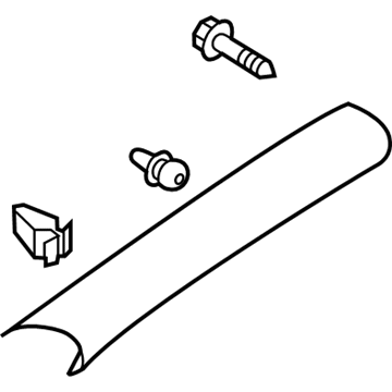 Volkswagen Pillar Panels - 561-867-233-B-5T5