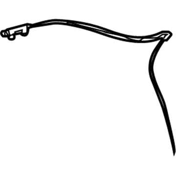 Volkswagen Jetta Hood Release Cable - 1K1-823-535-A