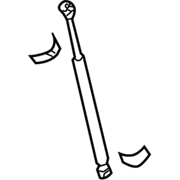 Volkswagen Jetta Lift Support - 1K0-823-359-A