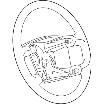 Volkswagen Touareg Steering Wheel - 7L6-419-091-T-PCW