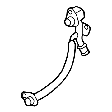 Volkswagen Golf R Coolant Pipe - 06Q-121-497-D