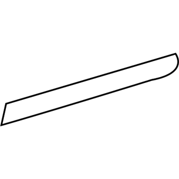 Volkswagen Rabbit Door Moldings - 1K4-853-753-A-GRU