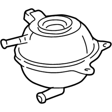 Volkswagen Jetta Coolant Reservoir - 1H0-121-407-A