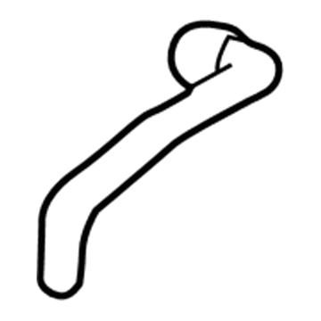 Volkswagen Cabrio Radiator Hose - 1HM-121-058